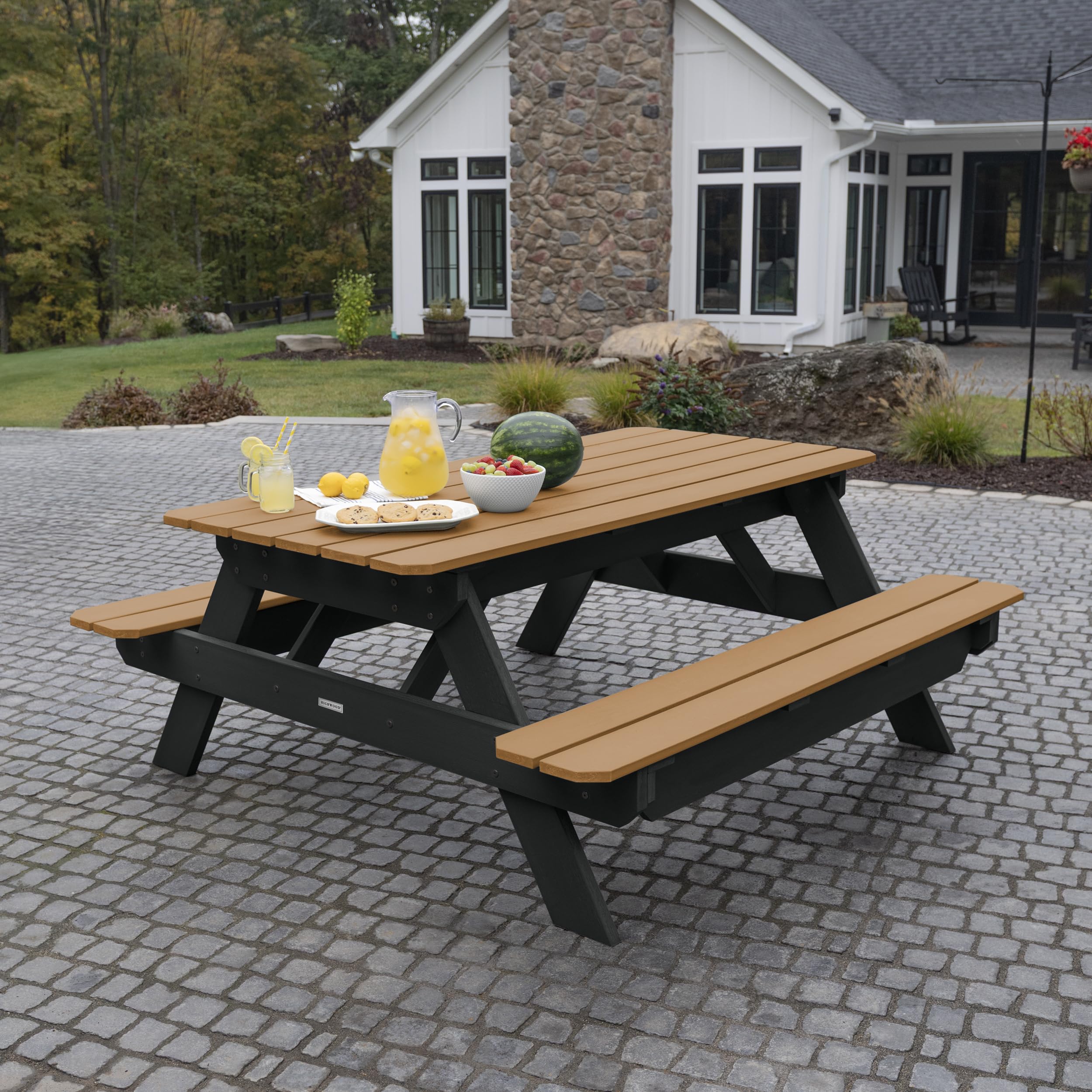 FEATURED:Highwood Hometown Picnic Table, 6 Foot, Saddle