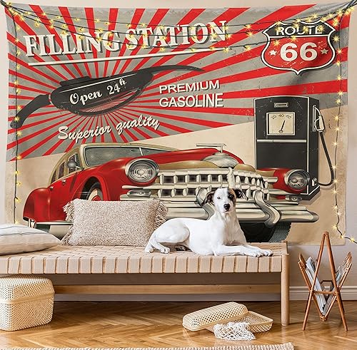 Miniatura 167 de Ambesonne Tapiz gótico, patio con hiedra encantada en la puerta antigua al bosque, colgante de pared ancho para dormitorio, sala de estar, 2-Verde