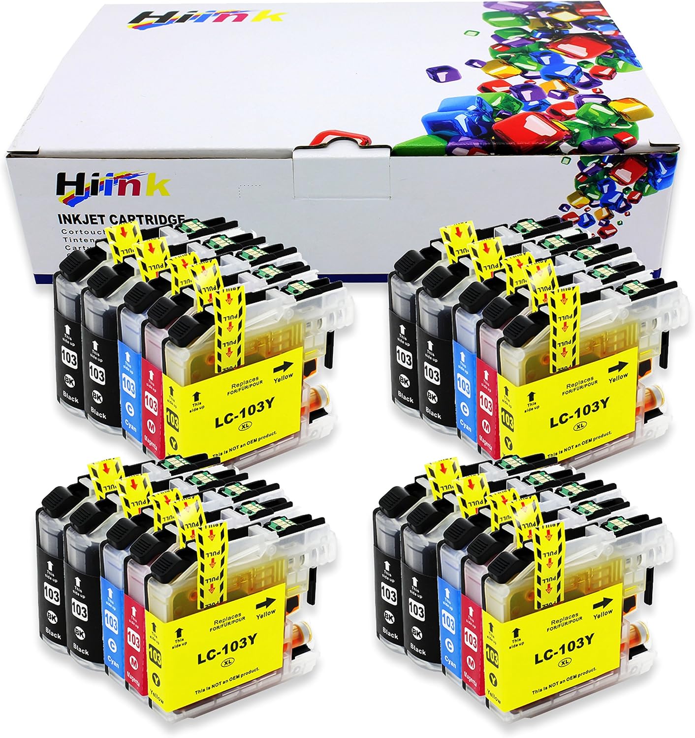 Amazon Com Hiink 20 Pack Lc103xl Ink Cartridge Replacement For Brother Lc 103 Lc101 Ink Used In Brother Mfc J245 Mfc J285dw Mfc J450dw Mfc J475dw Mfc J650dw Mfc J870dw Mfc J875dw 8bk 4c 4m 4y 20 Pack Office Products Amazon Com Hiink 20 Pack Lc103xl Ink Cartridge Replacement For Brother Lc 103 Lc101 Ink Used In Brother Mfc J245 Mfc J285dw Mfc J450dw Mfc J475dw Mfc J650dw Mfc J870dw Mfc J875dw 8bk 4c 4m 4y 20 Pack Office Products
