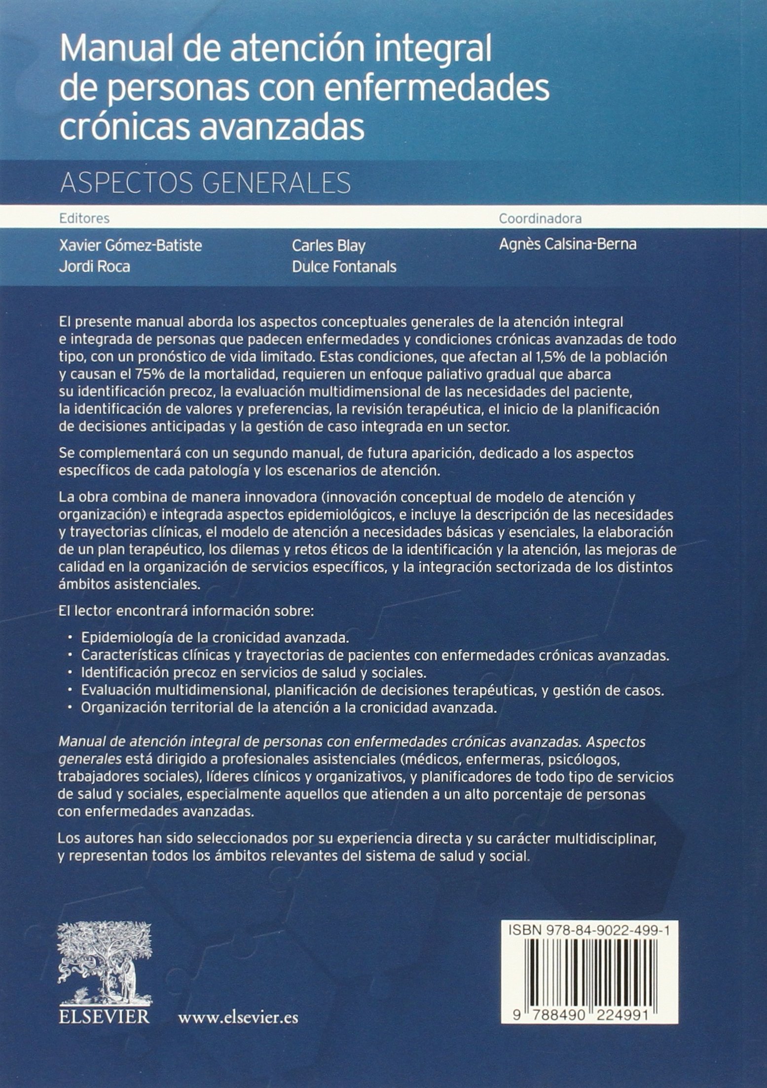 Manual De Atención Integral De Personas Con Enfermedades Crónicas Avanzadas. Aspectos Generales