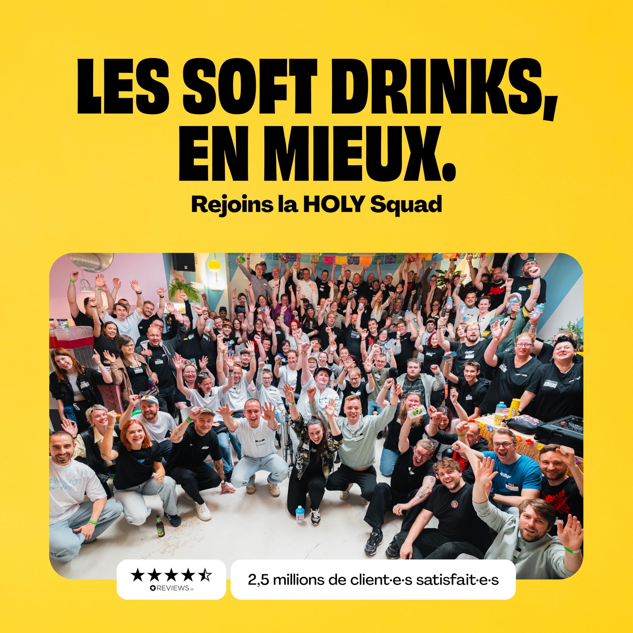 HOLY Energy Starter Set - Focus Drink | 2x7 portions au goût fruité et intense | Boosté par NewCaff & extrait de thé vert | Végétalien, sans sucre, arômes de fruits 100% naturels