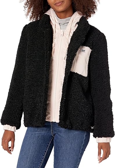 Light pink sherpa jacket Clearance