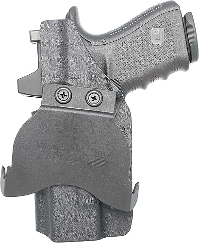 Miniatura 2 de Óptica redondeadaRMR Cut OWB Paddle KYDEX Holster  Retención 'Posi-Click'  Ajuste personalizado  Inclinación ajustable  100% fabricado en Estados