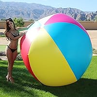 Vista 5 de GoFloats Pelota de playa gigante inflable de 6 pies