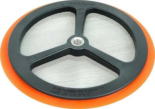 French Press Replacement Filter with Silicone Ring, 95 mm Upgraded Better Seal Design, Easy to Clean Stainless Steel Mesh Screen, Fits Most 34 oz / 1000 ml French Press Coffee Makers