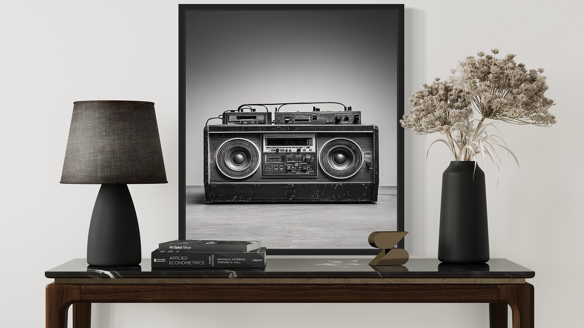Amazon.com: Boombox Art Music Poster - Musical Instrumental Wall