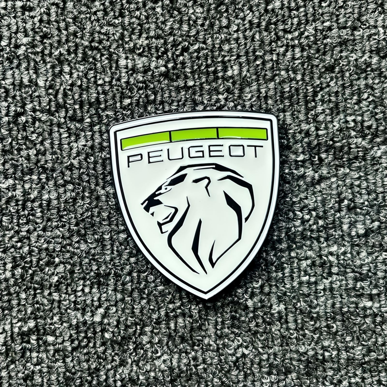 Car Emblem Letters Sticker for 408 I 2010-2014 sedan, Car Decal Logo Sticker Waterproof Automotive Exterior Accessories Sign Letter,White-B