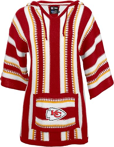 Vista 17 de Littlearth Sudadera con capucha para mujer NFL Baja Jersey Jerga-Hippie