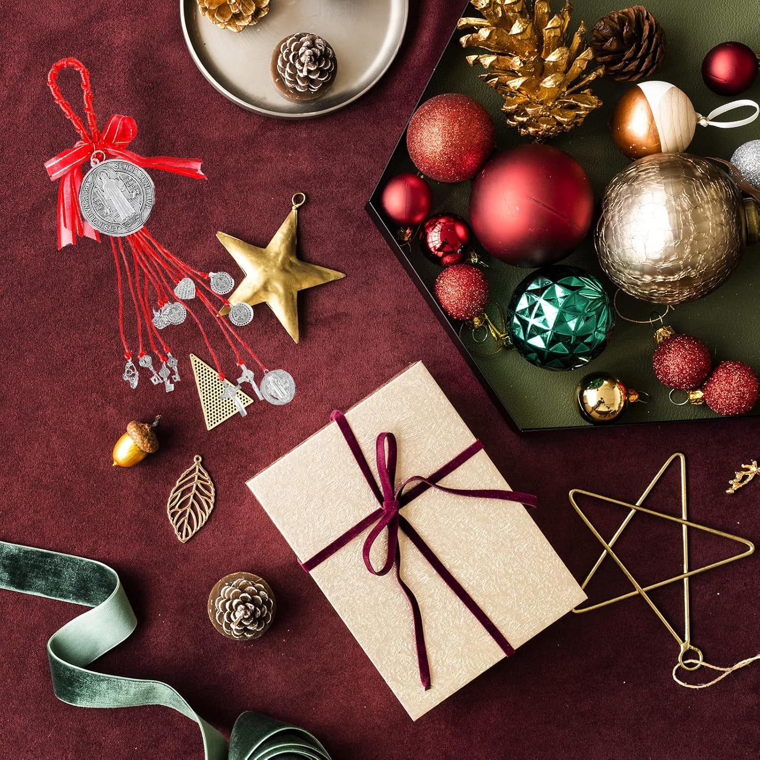 Saint Benedict Medal/Virgin Mary/San JudasTadeo Blessing Charm San Benito Medalla Gift for Men or Women - Image 7