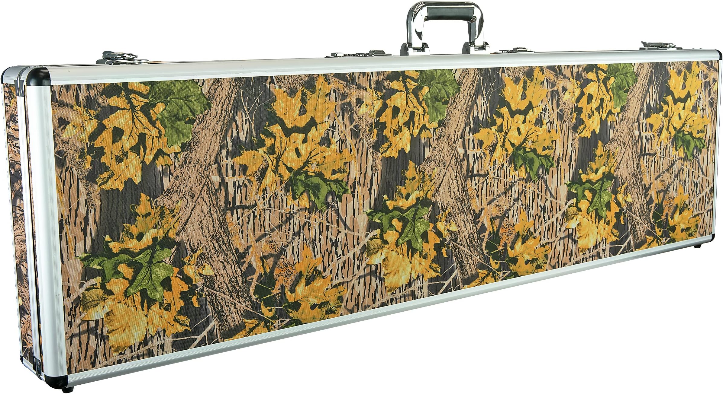 Fairly Odd Treasures Aluminum Camouflage Gun Case with Foam