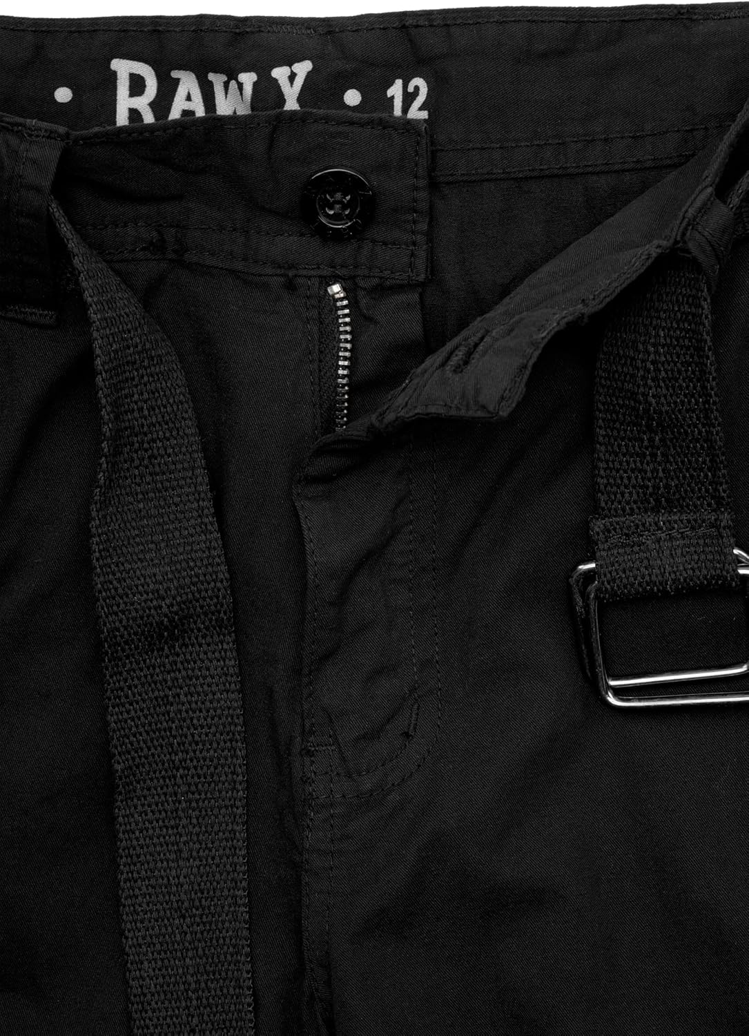 Raw X Boys Cargo Shorts 8-18 | 100% Cotton Belted Twill Boys, Teen and Youth Cargo Short | - Image 5