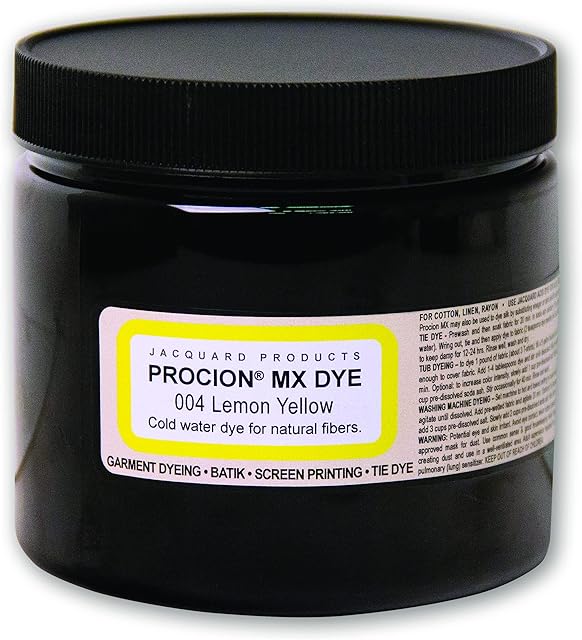 Deco Art Jacquard Procion Mx Dye, 60 ml, marrom chocolate, Lemon Yellow, 8 Oz, 1