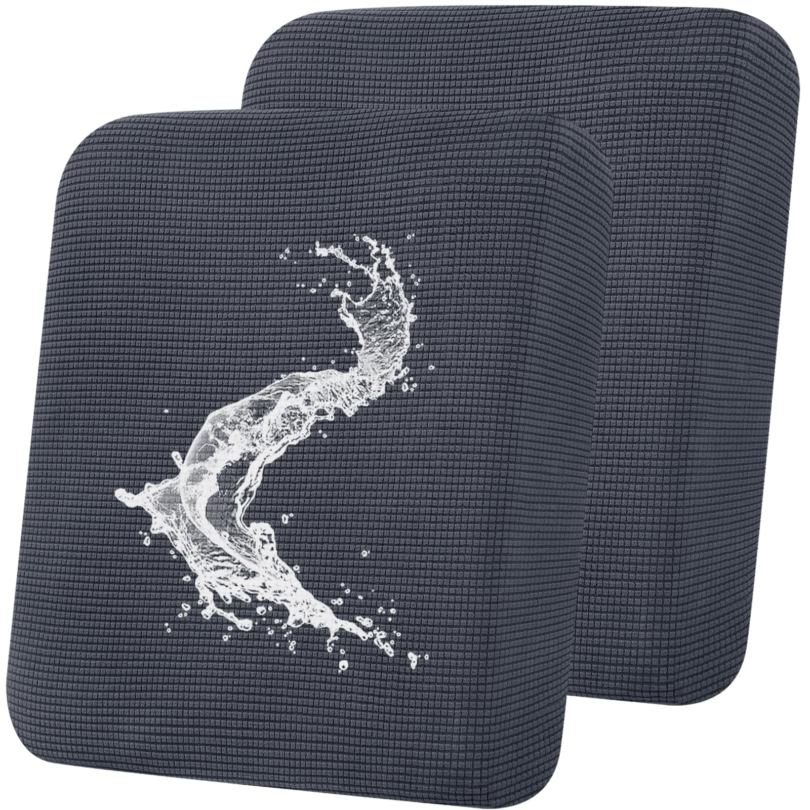 Smiry Waterproof Couch Cushion Covers, Stretch Jacquard Sofa Covers Washable, Thick Sofa Cushion Covers Furniture Protector with Elastic Bottom for