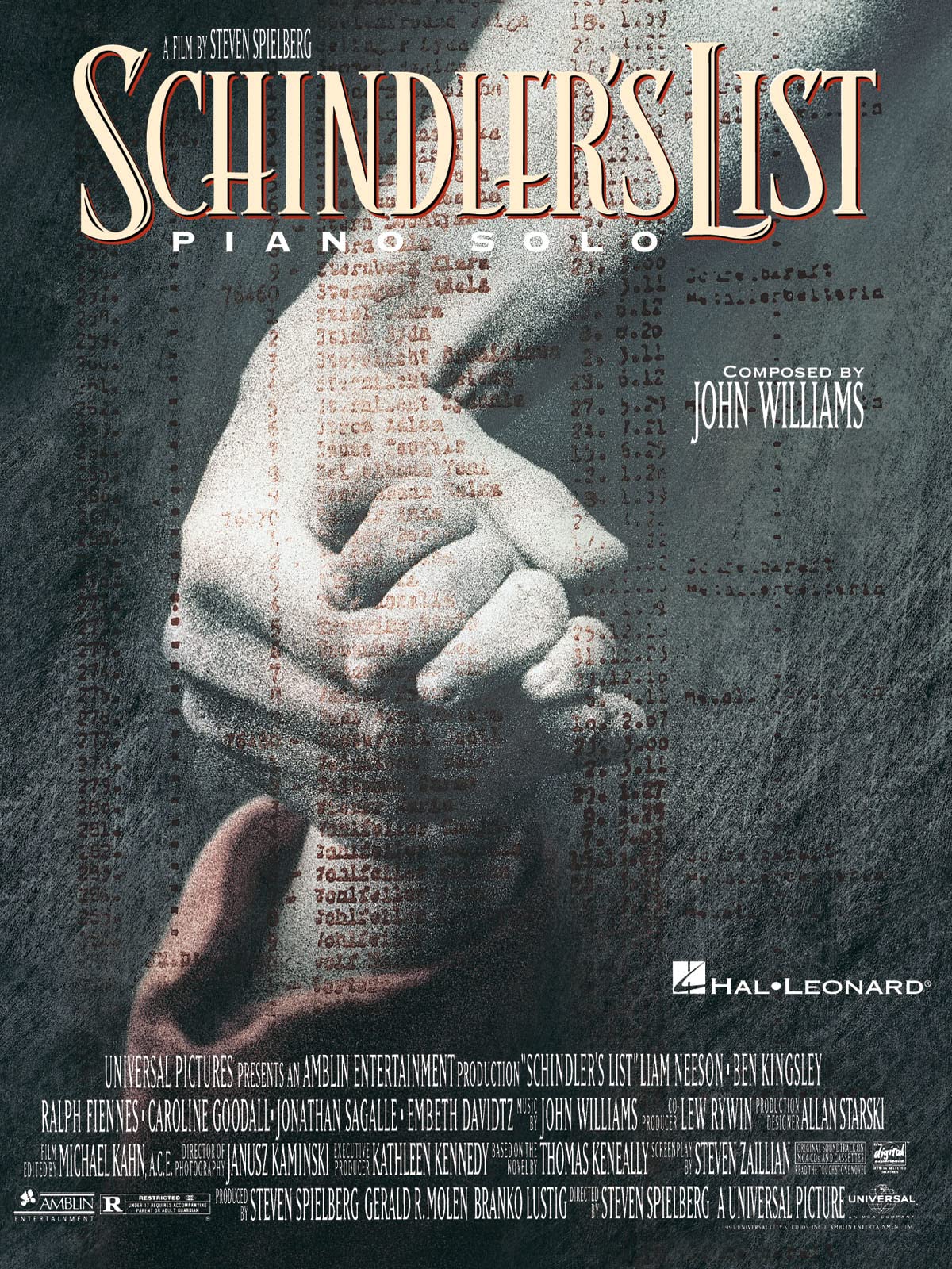 Schindler's List: Piano Solos