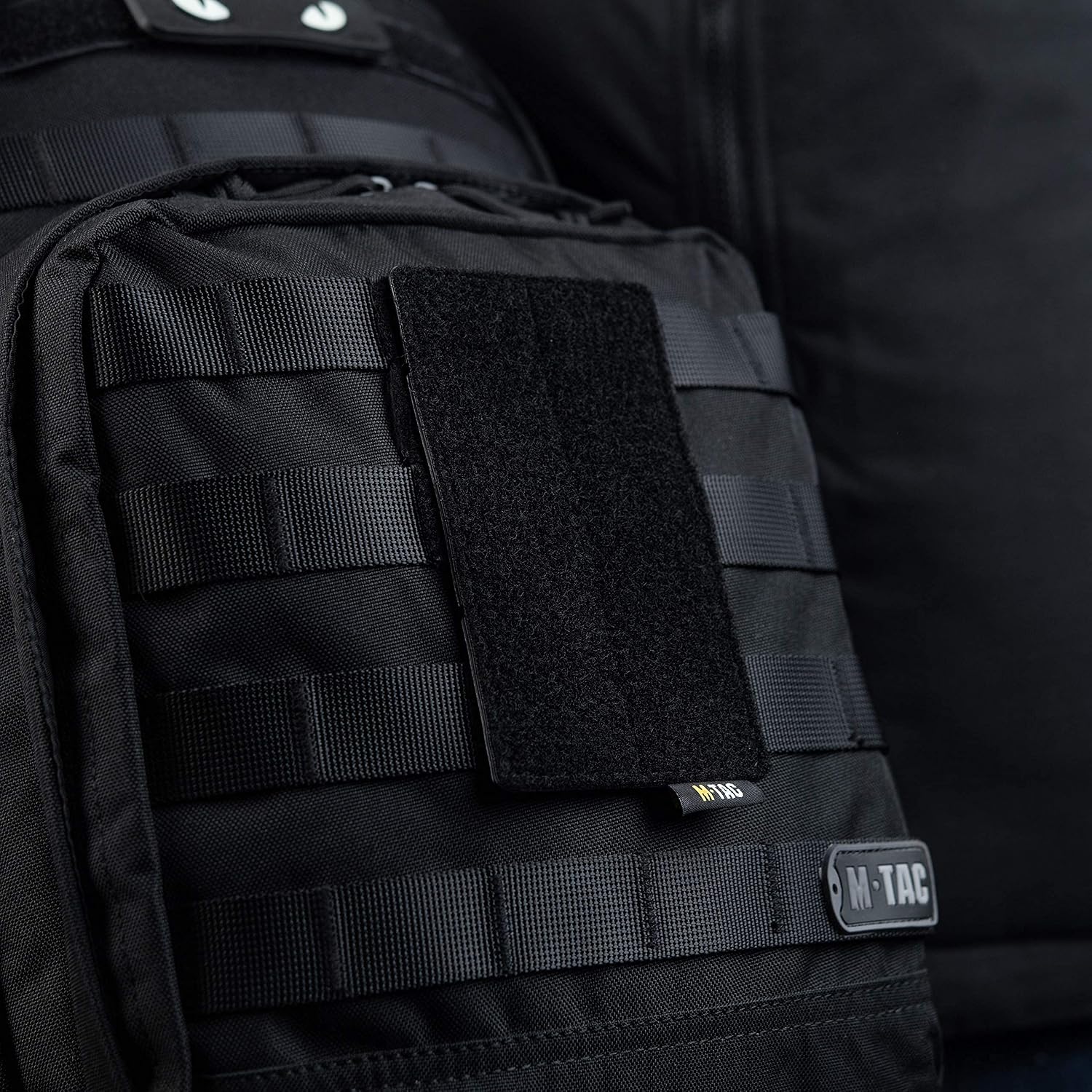 M-Tac Tactical Morale Patches Board Bundle: Ranger Green (6.5 x 3.5 inch) & Black (3.1 x 5.2 inch) Molle Attachments image 5