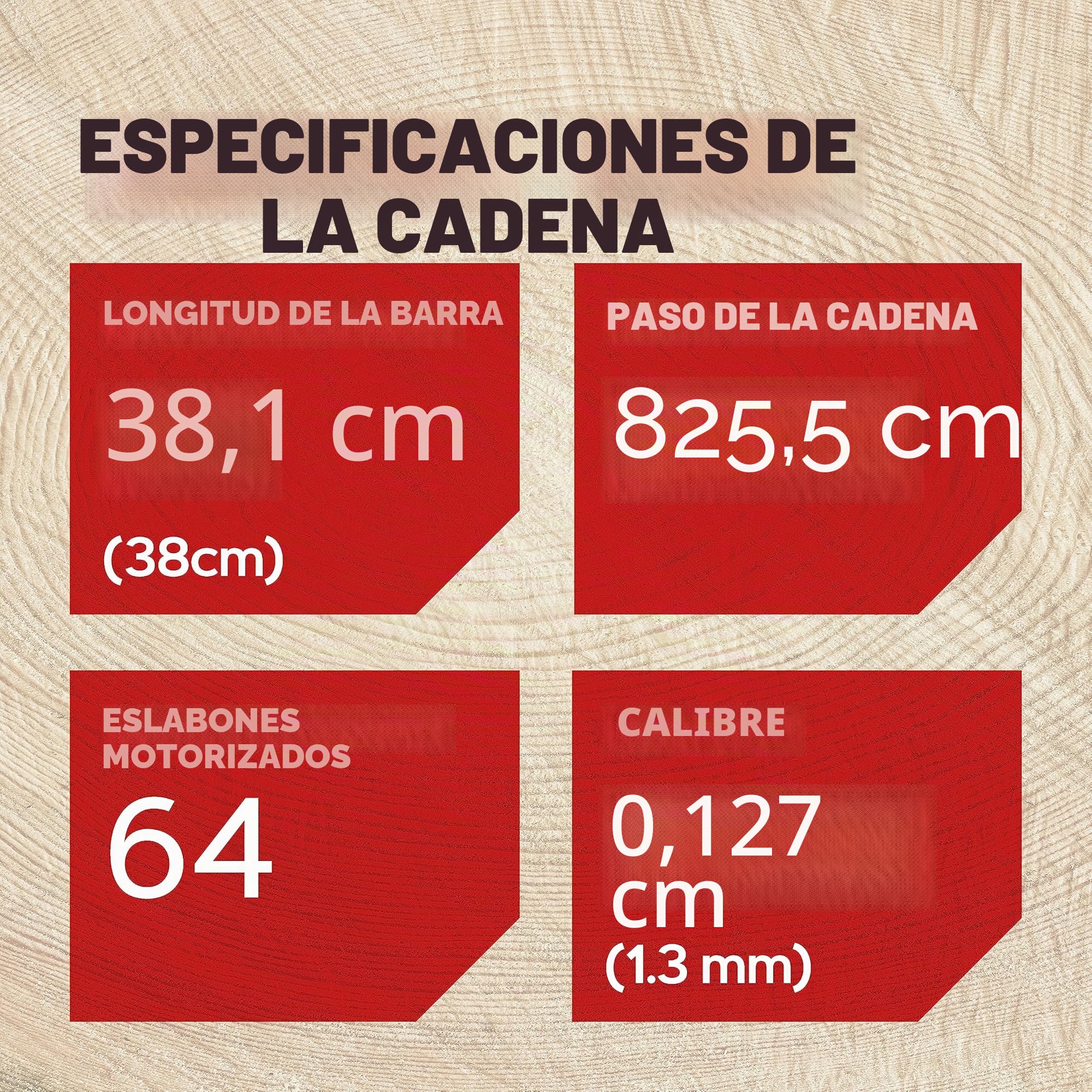 Oregon Cadena de Motosierra SpeedCut .325" con Paso de 0,050" (1,3 mm) Micro Chisel para espada de 38 cm (15") y 64 Eslabones de Transmisión, Compatible con Husqvarna, Dolmar, Partner y más (95TXL). | SpeedCut, micro cincel, cadena de sierra de repuesto,
