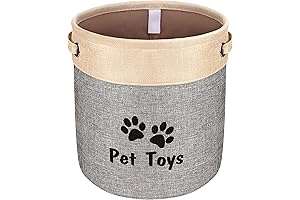 Small Storage Basket: PET ARTIST Dog Toy Basket for Space Saving
