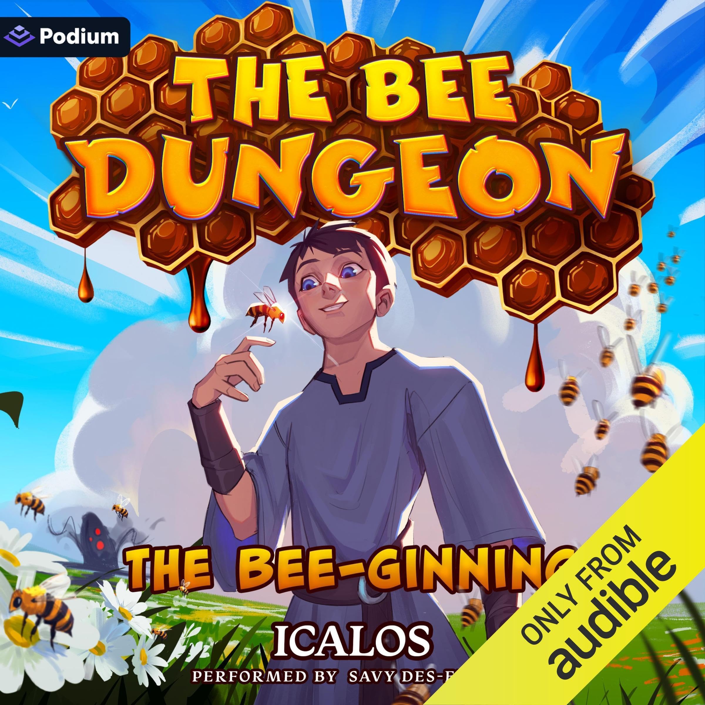 Cover art for The Bee-ginning: A Dungeon-Core LitRPG