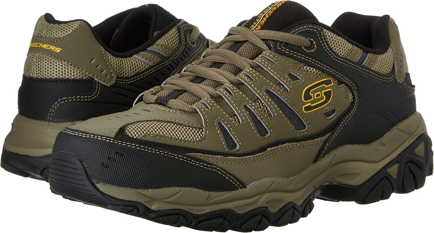 Vista 8 de Skechers Afterburn - Tenis con cordones y espuma viscoelástica, para hombre