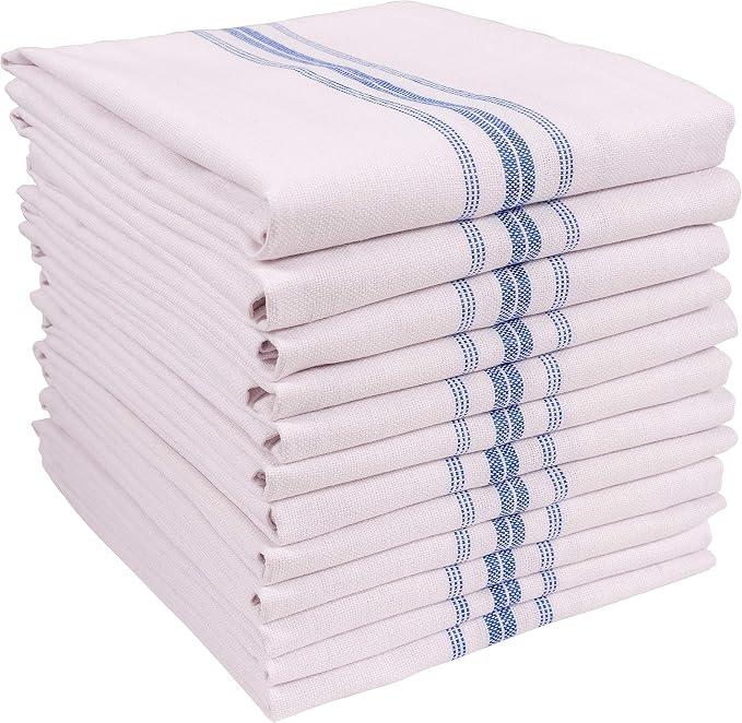 KAF Home Kitchen Towels Dish Towels Towel Dish Cloths Pure Cotton Set of 12