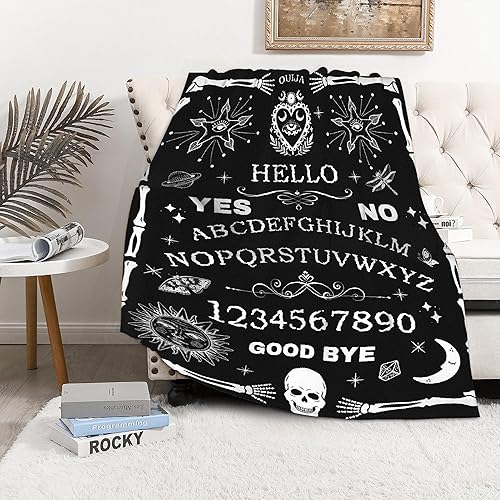 Miniatura 3 de Ouija - Manta de franela ligera para niños y amantes de los niños, regalos para niñas en todas las estaciones, manta para cama, sofá, 30 x 40