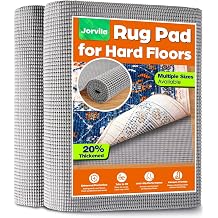 Jorvila Non-Slip Rug Pad Gripper 8x10 Ft