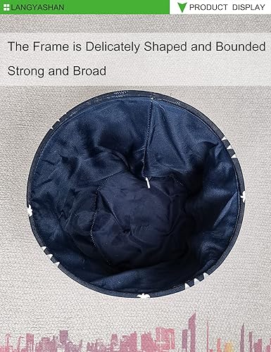 Miniatura 6 de LANGYASHAN Cesta de Ropa Sucia de Lona Plegable Organizador Cesta de Almacenamiento para Niños y Niñas Cesto de Ropa Sucia Contenedores de Juguetes