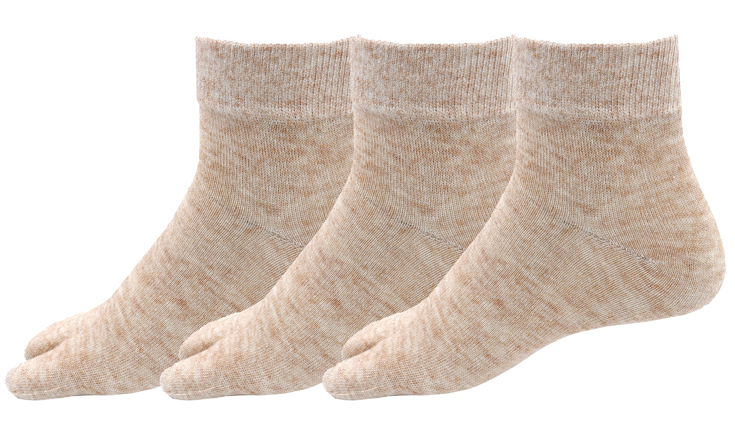Women Ankle Length Thumb Woolen Socks (pack of 3 pairs)-image-47
