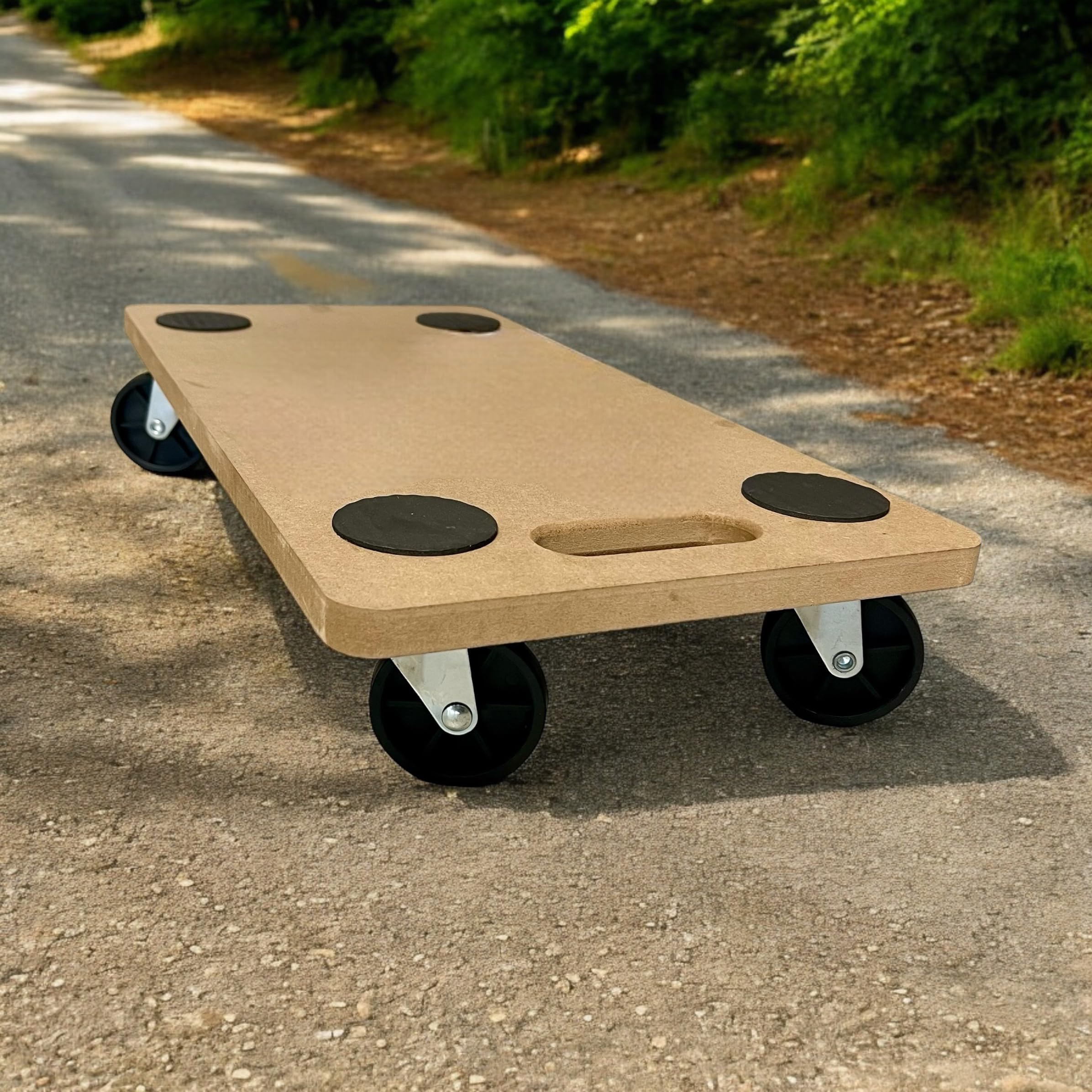 KOVA Möbeltransportroller 58x29cm | Bis 200kg Traglast | Mit 4 Gleitschutzpunkten