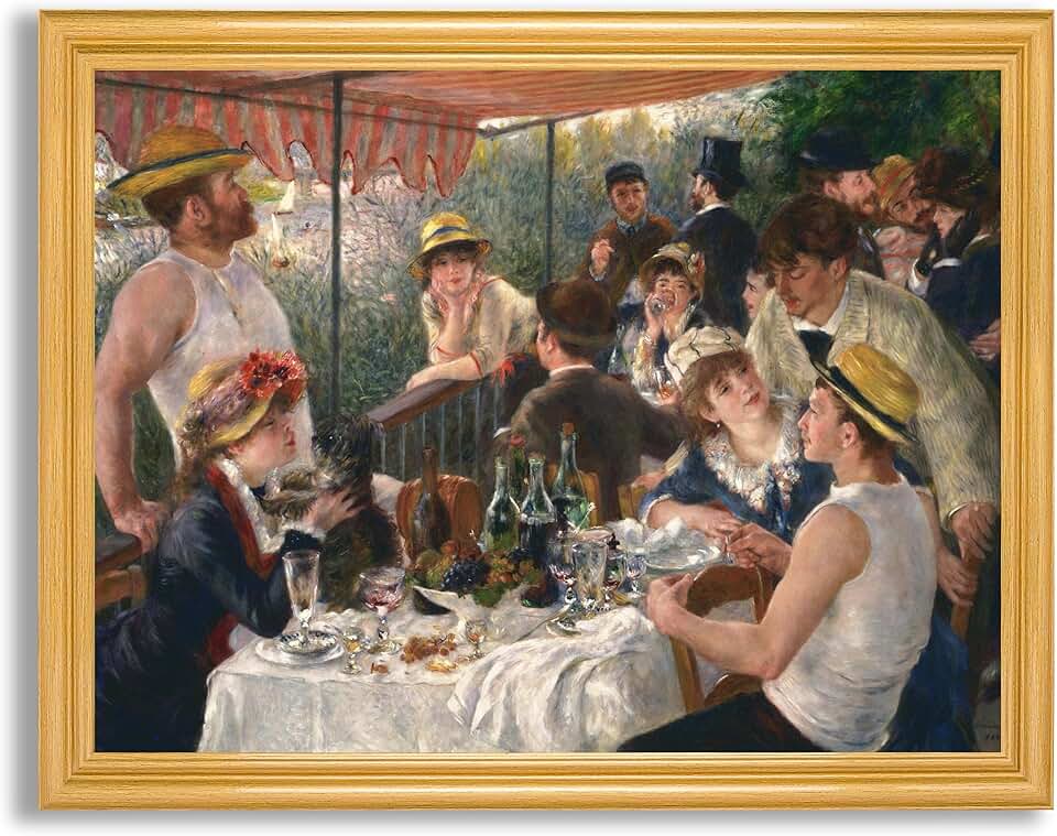 Пьер огюст ренуар завтрак гребцов описание картины