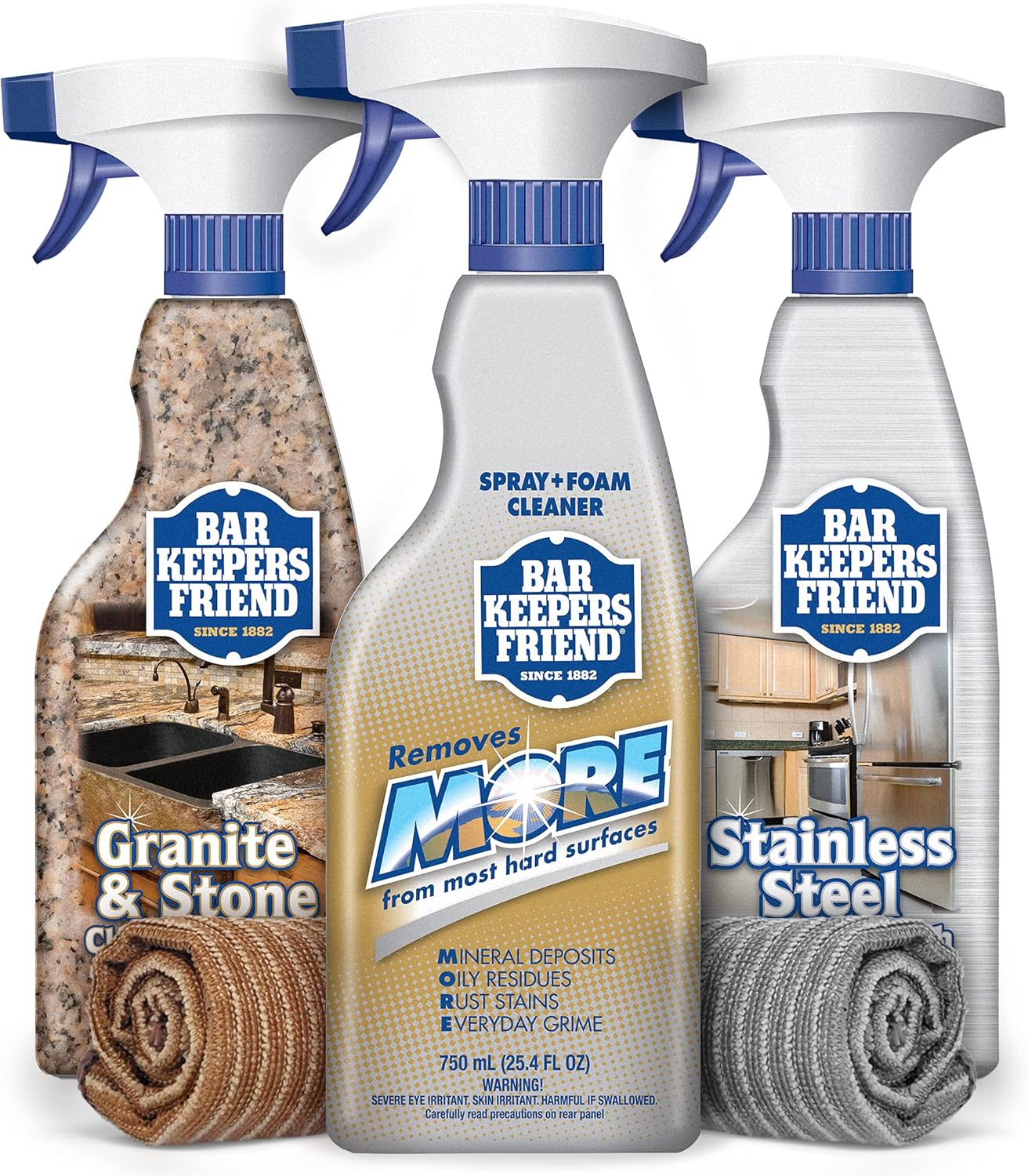 Bar Keepers Friend All Purpose Bundle with Granite