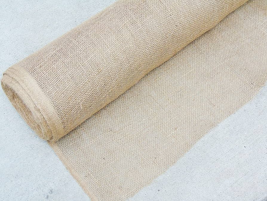 Wellco 40 In. X 15 Ft. Gardening Burlap Roll - Natural Burlap Fabric For Weed Barrier 2 Pack Bln2704015p2