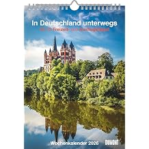 DUMONT - Travel in Germany 2026 - Weekly Calendar 21 x 30 cm, Wall Calendar with 53 Travel Destinations, for Nature and Culture Lovers With 53 Leisure and Excursion Tips