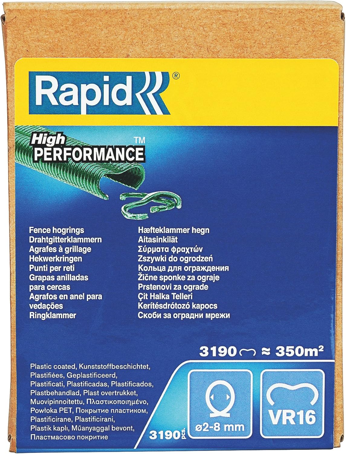 One-Day Sale: Up to 50% Off Rapid VR16 Fence Hog Rings Pack 3190 Green Boxed 🔥 Hot Deals Rapid VR16 Fence Hog Rings Pack 3190 Green Boxed