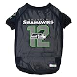 Pets First Seattle Seahawks NFL Jersey - 12th Man - X-Small. Cutest Football Jersey for Dogs & Cats