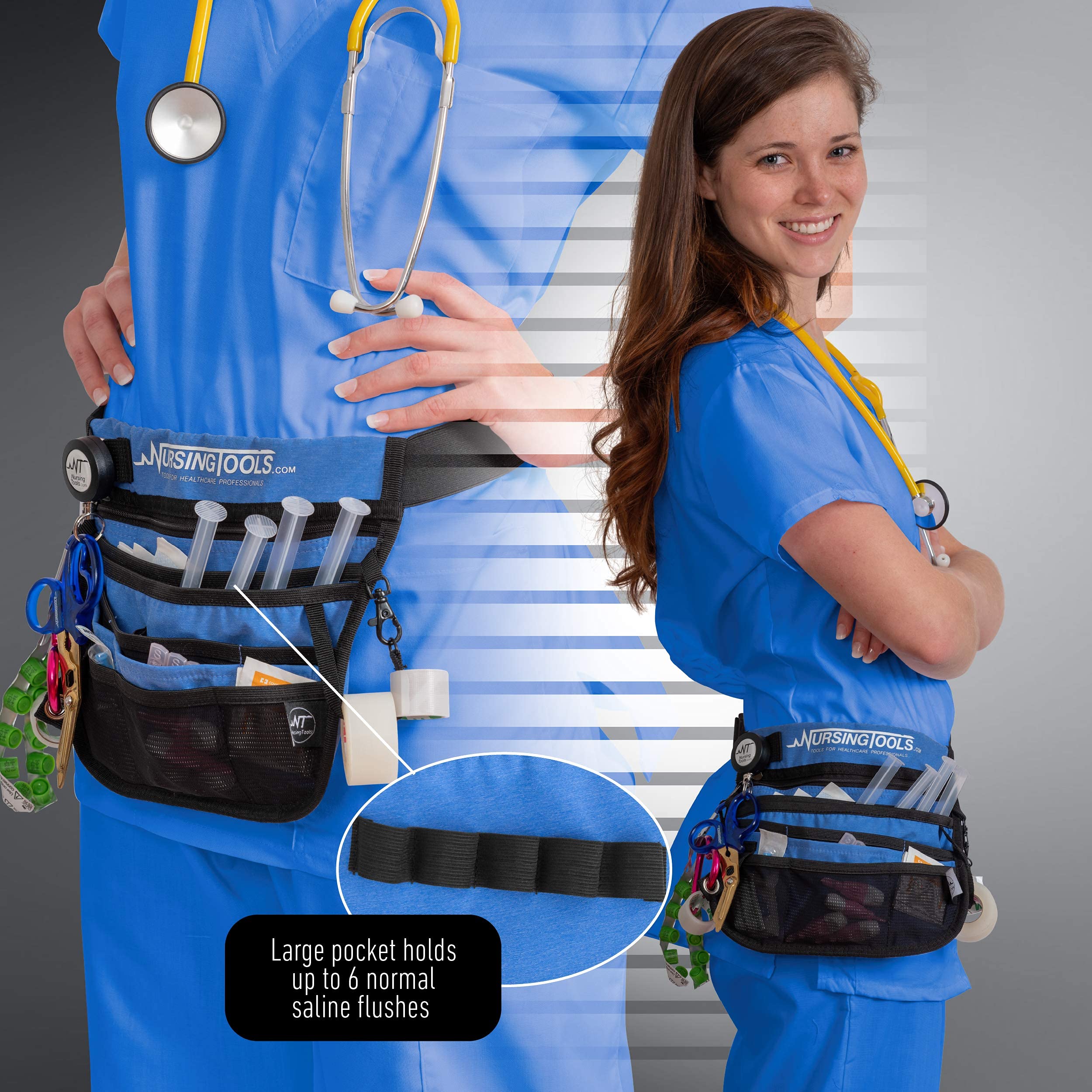 Kangapak Nurse Fanny Pack Multi Compartment Waist Organizer Tool
