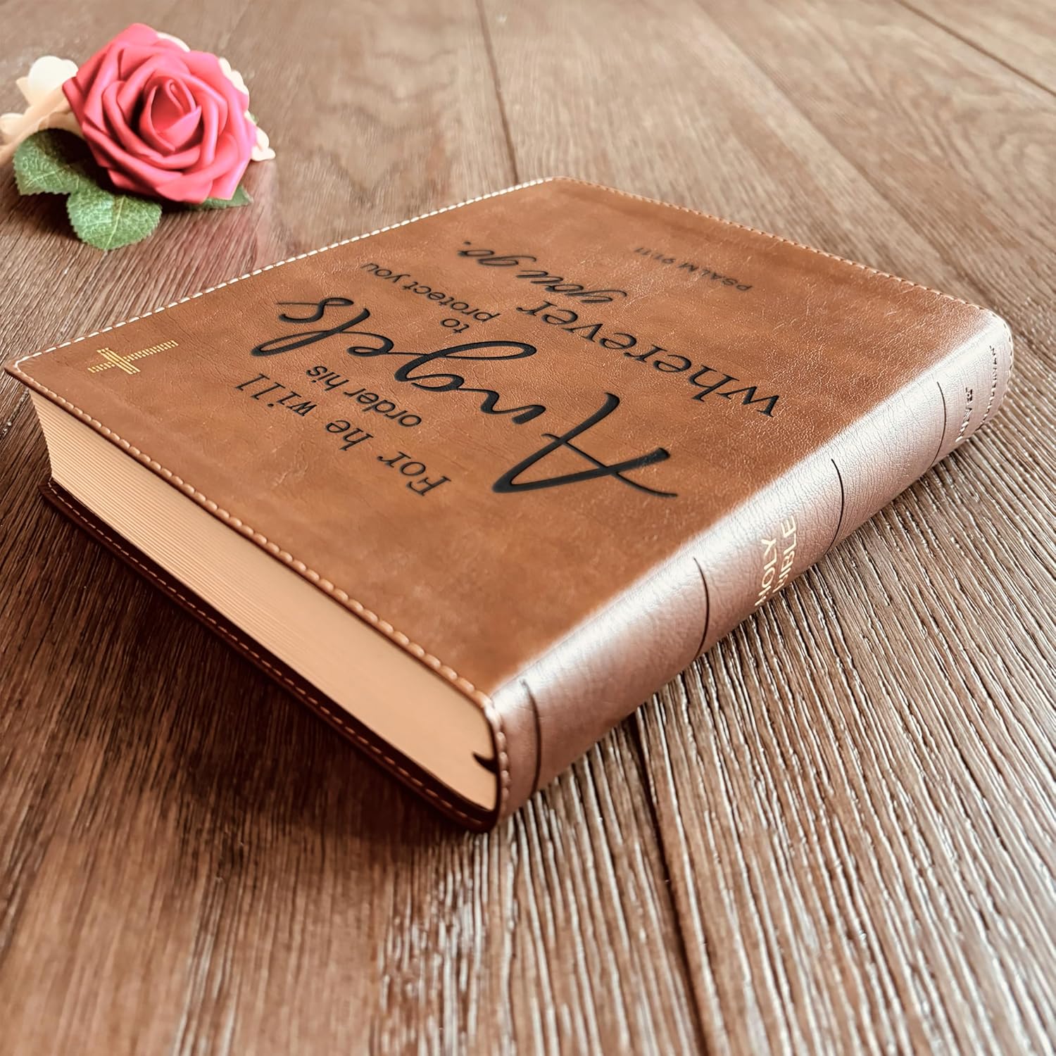 STARKENBURG COMPANY Custom NIV Journaling Bible, Custom Engraved Bible, New International Version, Christian Gifts, Baptism Gifts