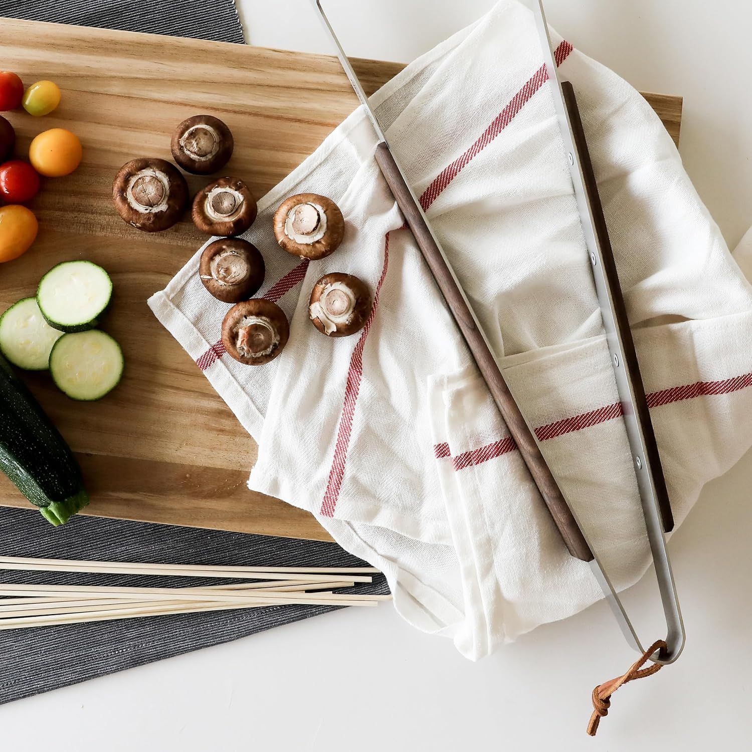 Lamson Premier BBQ Tongs and BBQ Turner with Riveted Walnut Handle