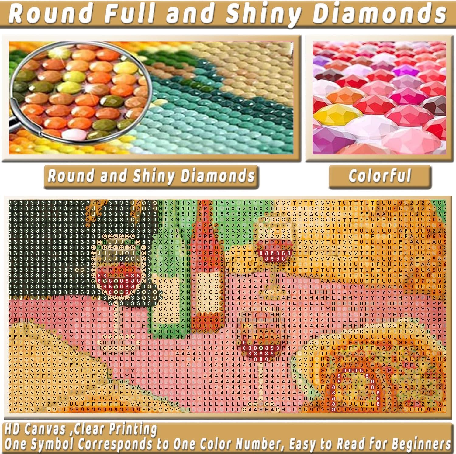 Black Cat Diamond Art Kits for Adults Cute Diamond Painting Kit Beginner