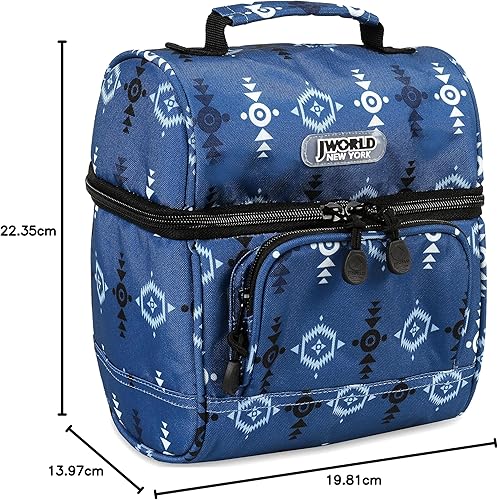 Miniatura 101 de J World New York - Lonchera Corey, Cubos), LB-03 CUBES Cubos,Azul Vid,Crush,Galaxia,Icono Damas,Joy Daisy,Estrellas pequeñas,Jardín secreto,Teñido