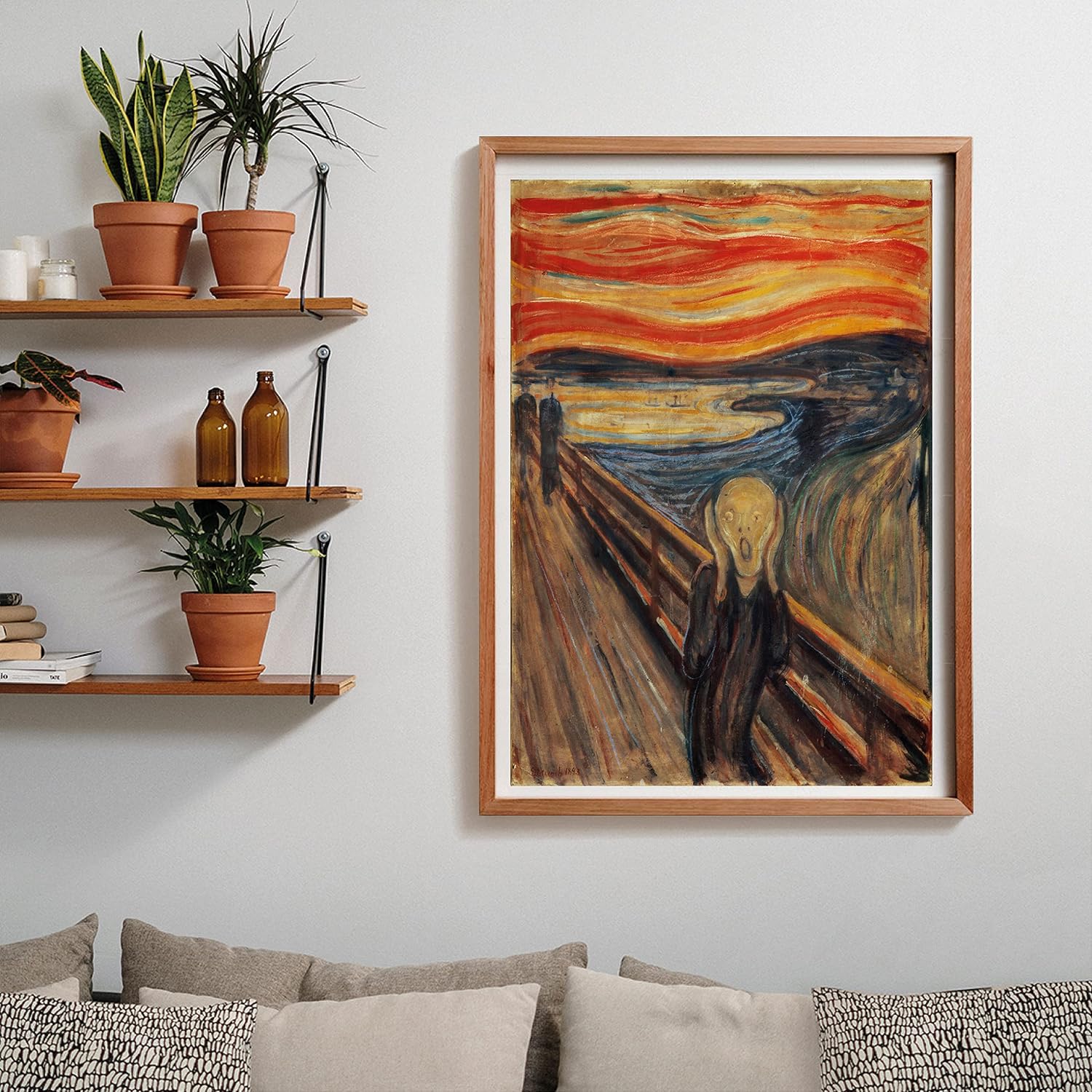 Clementoni - Museum Collection Munch, The Scream-1000-Pieces-Puzzle, Entertainment for Adults-Made in Italy, 39791