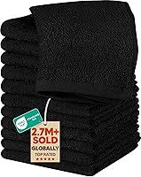 Vista 22 de Utopia Towels - Juego de 24 toallas de algodón, 100% algodón hilado de anillo, toallas de franela de primera calidad para la cara, altamente Blanco