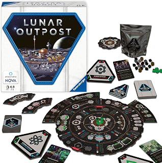 Ravensburger Lunar Outpost Board Game for Ages 10 and Up – Work Together to Build a Base on The Moon