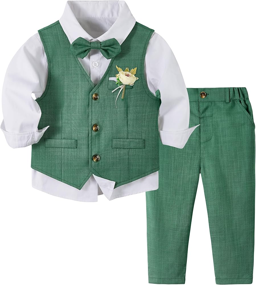 Jungenanzug Slim Fit 5-teilig - Schicker Kinderanzug Für Hochzeiten & Feste