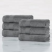 Vista 78 de SUPERIOR Kendell - Juego de toallas de baño de algodón egipcio, absorbentes, para la ducha, artículos esenciales de spa, toallas grandes, básicos