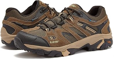 HI-TEC Apex Lite Low WP Waterproof Hiking Shoes for Men, Lightweight Breathable Outdoor Trekking and Trail Shoes