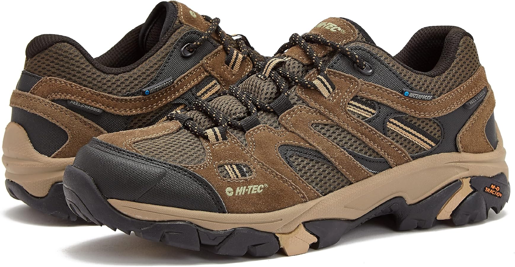 Amazon.com | HI-TEC Apex Lite Low WP Waterproof Hiking Shoes for
