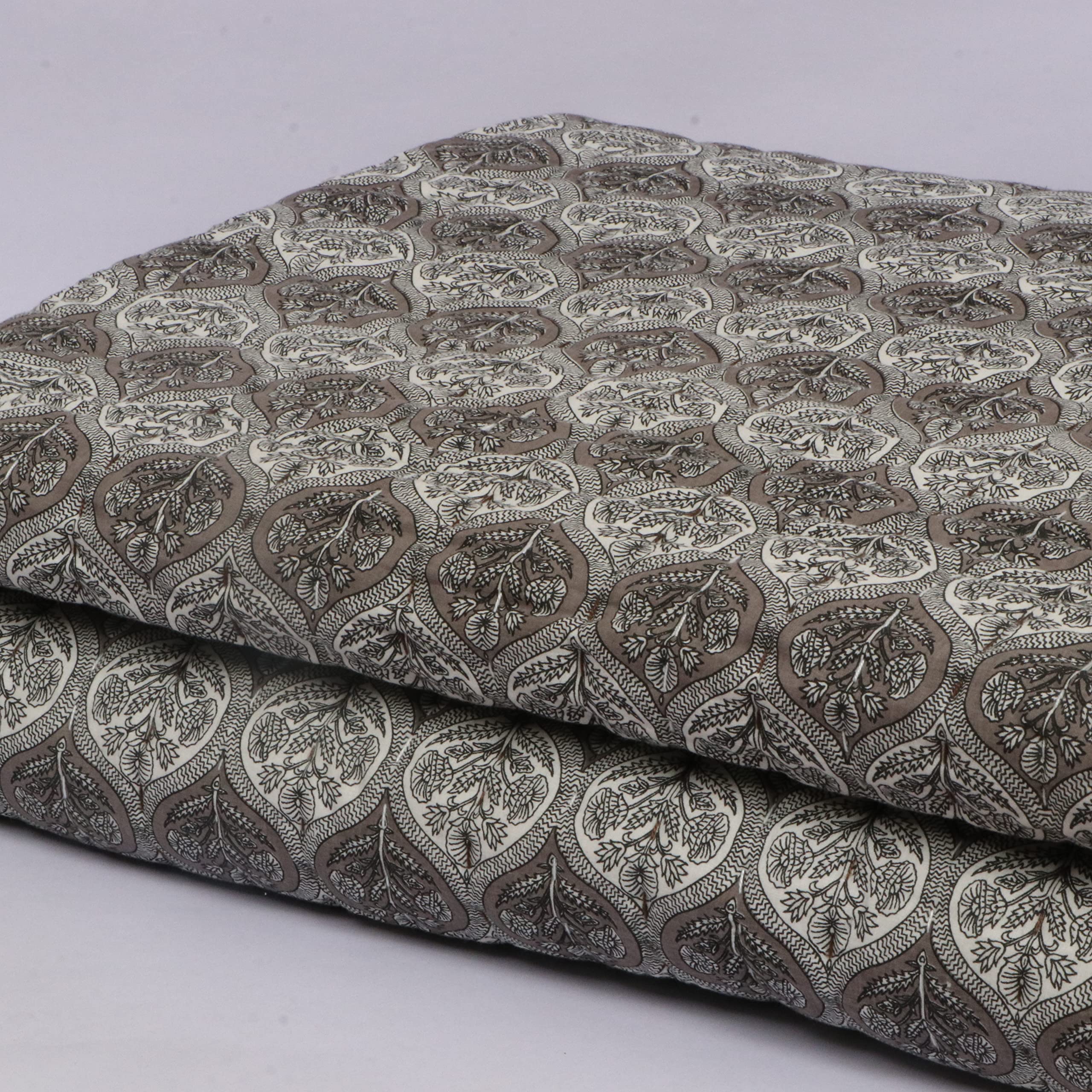 Edredones Kantha de algodón artesanal INDACORIFY manta bohemia 90x108