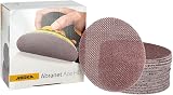 Mirka AH24102560 Lot de 25 disques abrasifs pour ponçage ABRANET Ace HD 150 mm Grain 60 Marron 150 mm - 1
