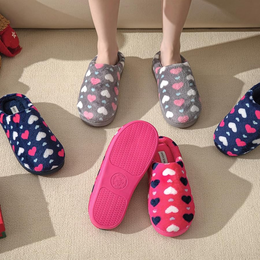 JOMIX Pantofole Donna Invernali Calde Ciabatte Ragazze Pelose Morbide Slippers Pelliccia Sintetica Imbottite Comode per Casa Camera X020 (Marrone, 40